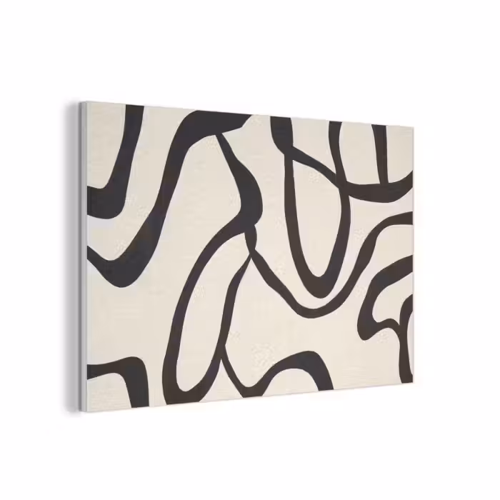 Akoestisch schilderij - Abstract - Lijnen - Modern - Beige