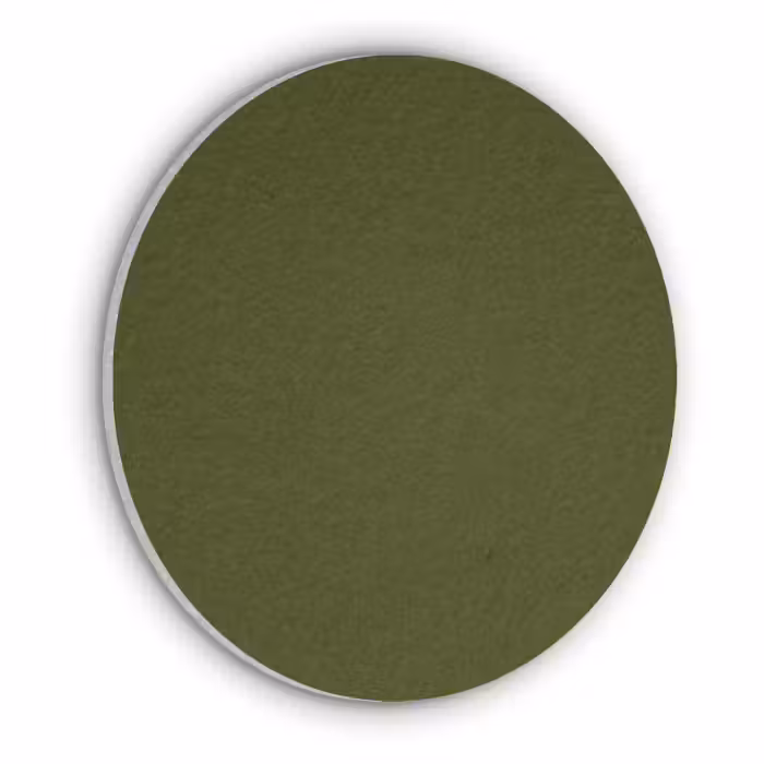 Akoestisch schilderij rond - Dark  - Olive - Groen
