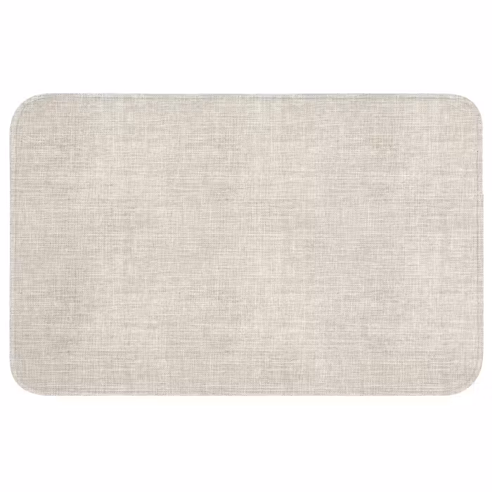Badmat - Linnen - Textuur - Beige