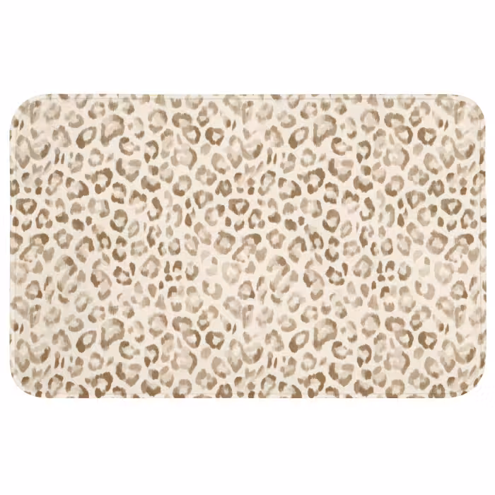 Badmat - Luipaard - Klassiek - Beige