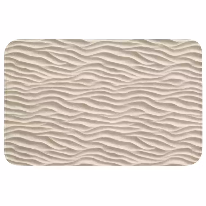 Badmat - Zand - Golven - Beige