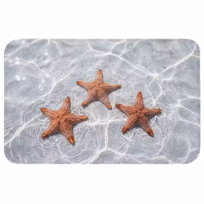 Badmat - Zeesterren - Water - Helder