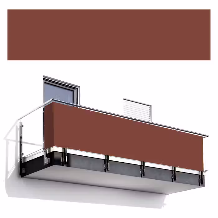 Balkonscherm - Palet - Rood - Interieur
