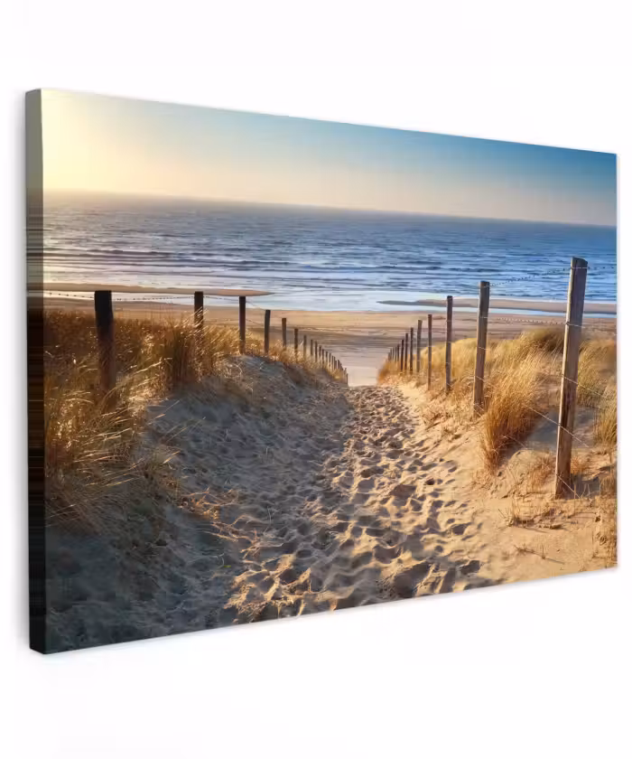 Buiten canvas - Strand - Zee - Nederland - Duinen - Zon