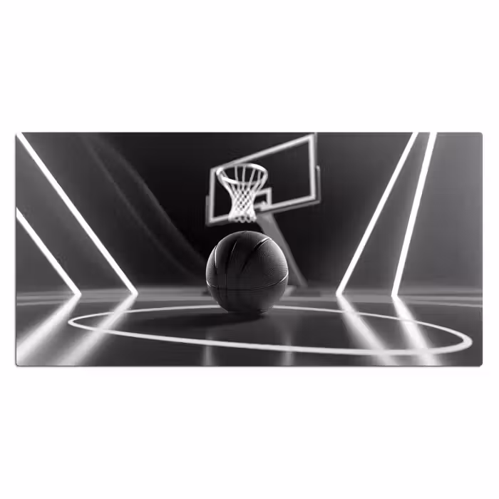 Bureau onderlegger - Basketbal - Basketbalveld - Lichtlijnen