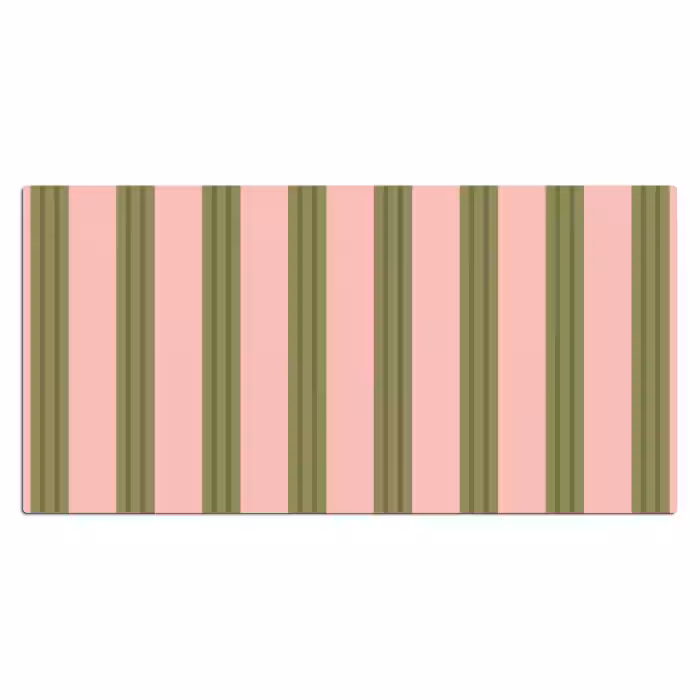 Bureau onderlegger - Patroon - Strepen - Abstract - Roze - Groen
