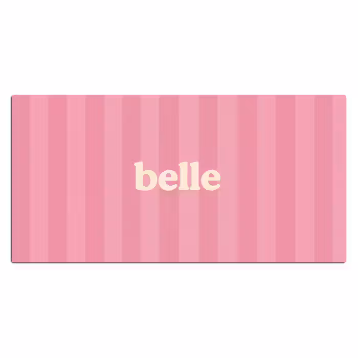 Bureau onderlegger - Roze - Gestreept - Belle