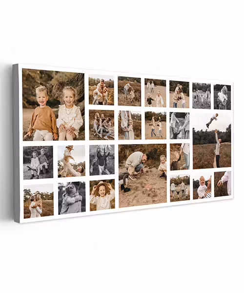 Canvas collage - Liggend - 41 foto's