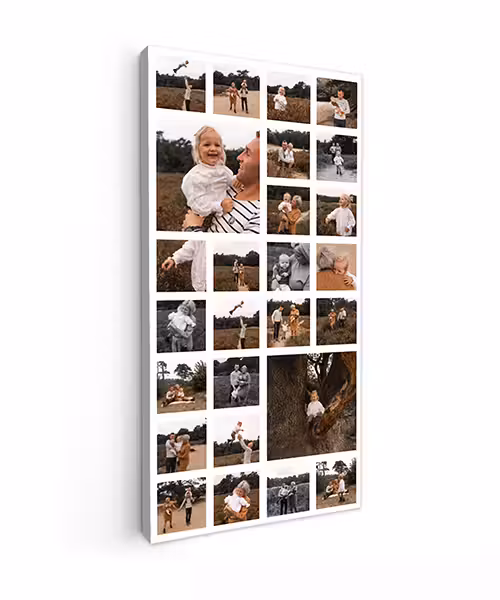 Canvas collage - Staand - 26 foto's