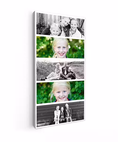 Canvas collage - Staand - 5 foto's