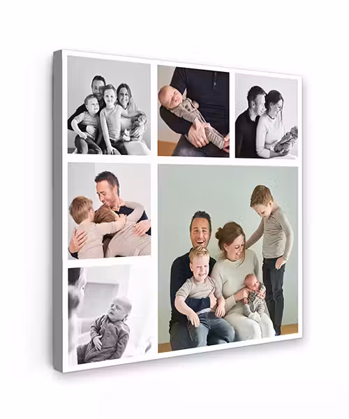 Canvas collage - Vierkant - 6 foto's