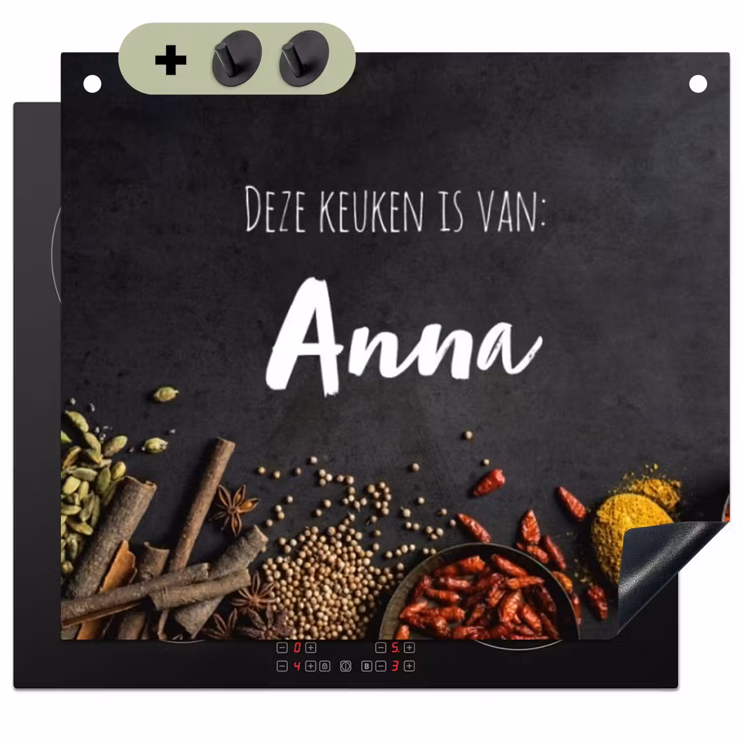 2 in 1 Inductie beschermer - Kruiden