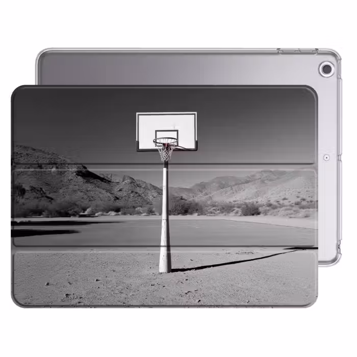 iPad hoes - Basketbalpaal - Landschap - Zand - Wit