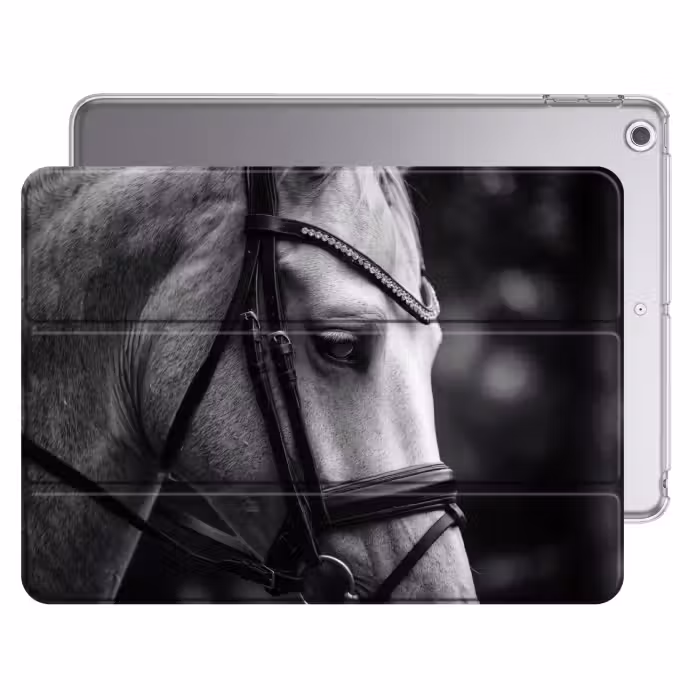 iPad hoes - Paard - Schimmel - Portret