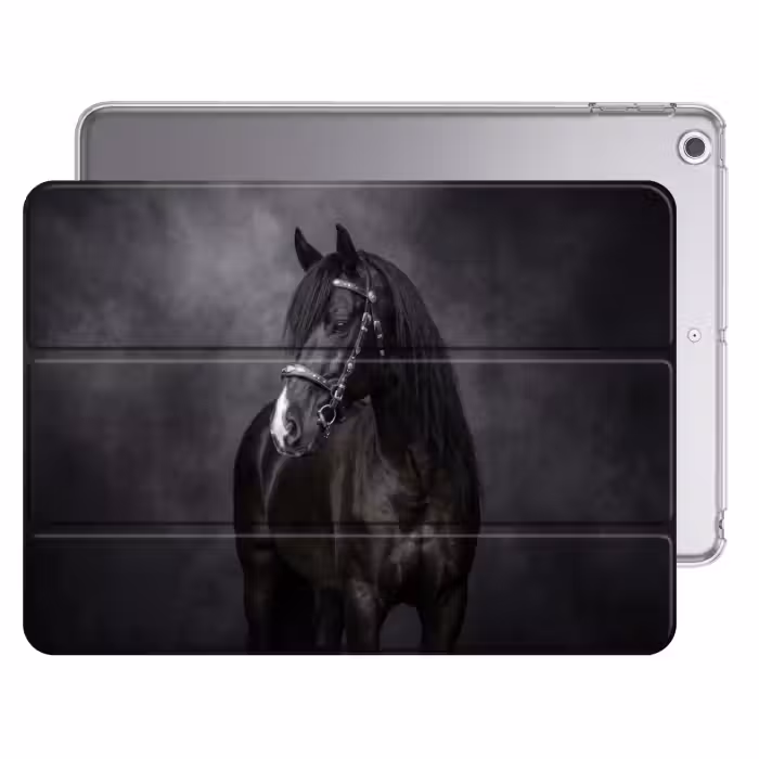 iPad hoes - Portret - Paard - Zwart