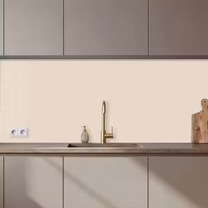 Keuken achterwand - Beige - Effen kleur