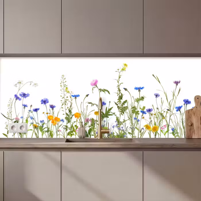 Keuken achterwand - Bloemen - Veldbloemen - Lente