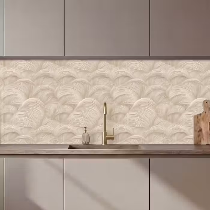 Keuken achterwand - Bogen - Patroon - Beige
