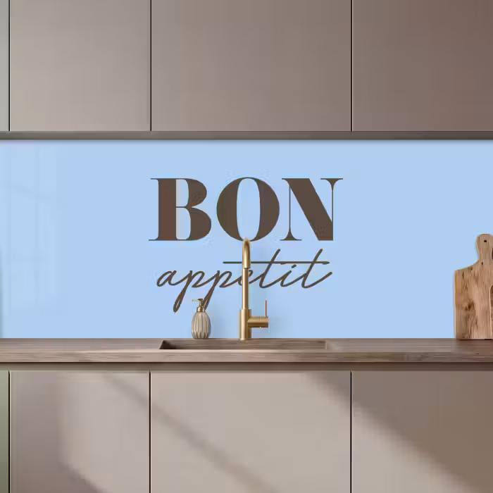 Keuken achterwand - Bon appetit