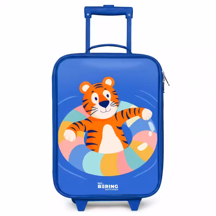Kinderkoffer - Blauw - Tijger - Zwemband - Water