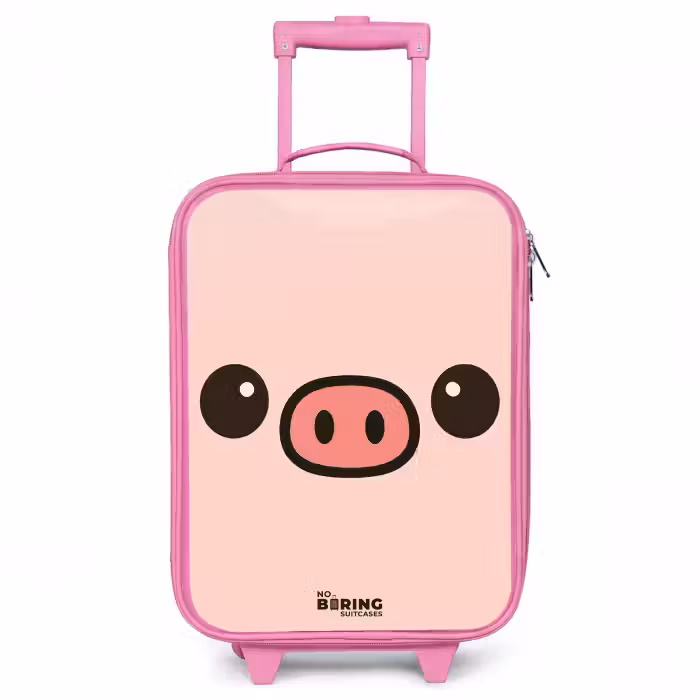 Kinderkoffer - Roze - Kawai - Varken - Roze