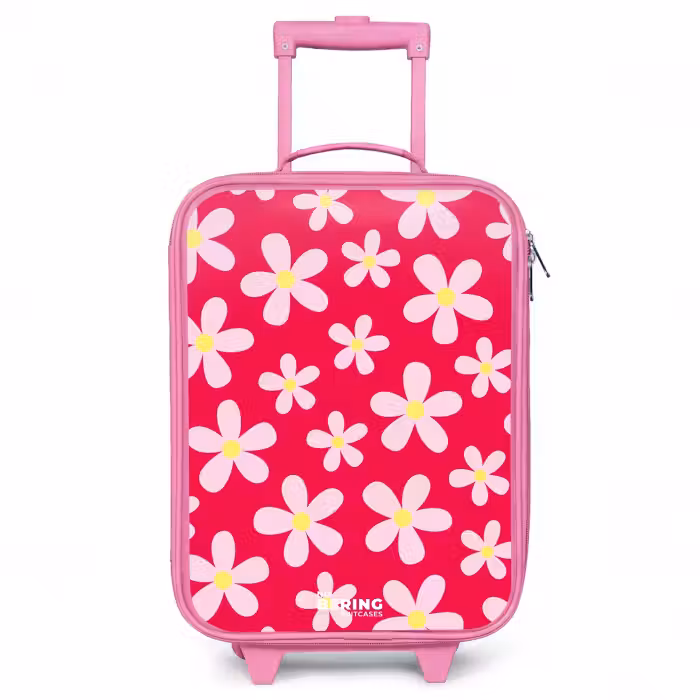 Kinderkoffer - Roze - Madeliefjesmania hotpink