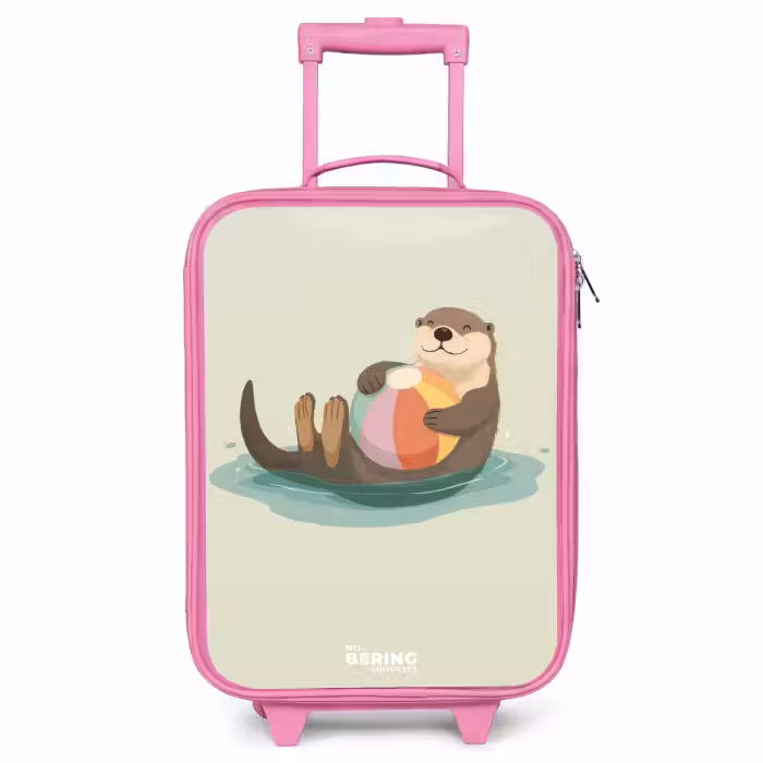 Kinderkoffer - Roze - Otter - Strandbal - Water