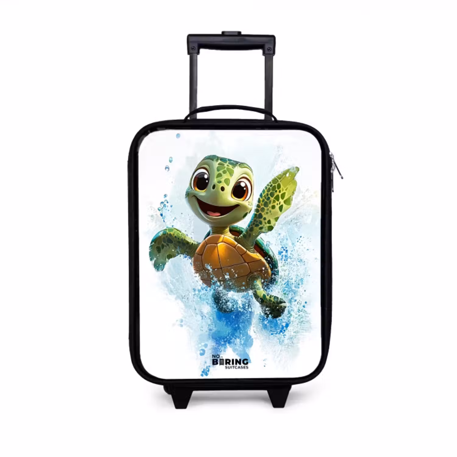 Kinderkoffers met naam - Schildpad - Water - Groen