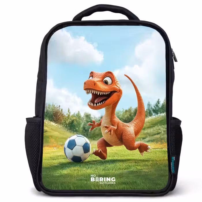 Kinderrugzak - Zwart - Voetbal - Dino - Sport