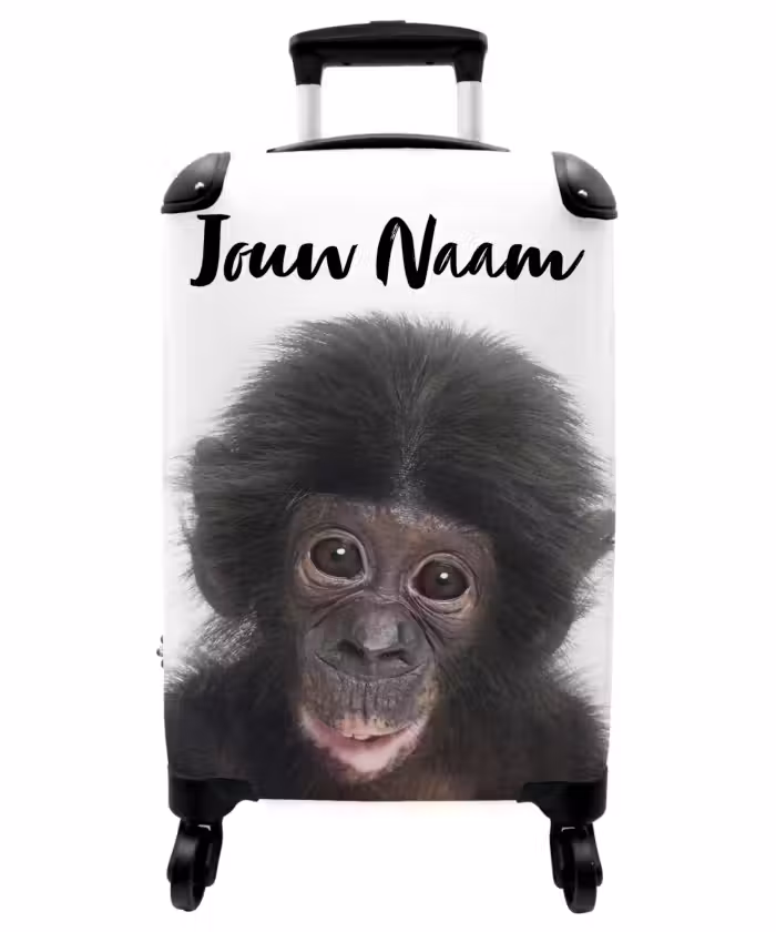 Koffer met naam - Charlie Chimp