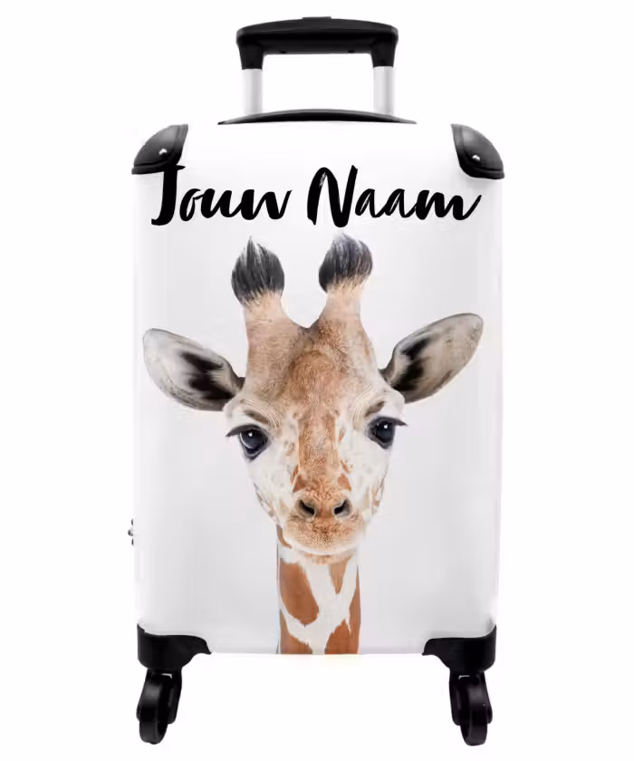 Koffer met naam - Gerrie Giraffe