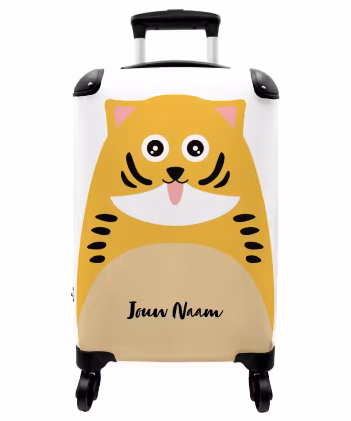 Koffer met naam - Kaatje kat