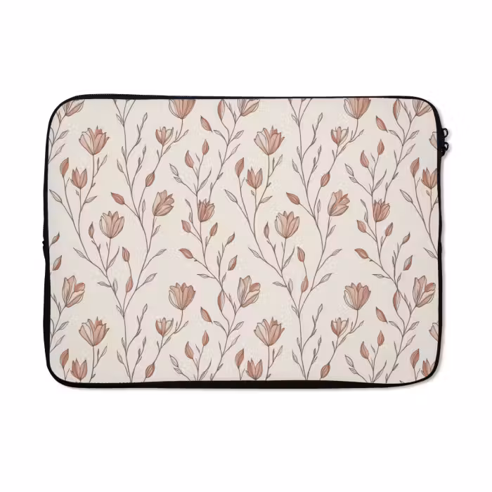 Laptophoes - Patroon - Klassiek - Roze