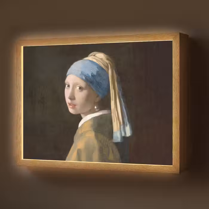 Lightbox - Wandlamp - Meisje met de parel - Schilderij - Oude meesters - Vermeer