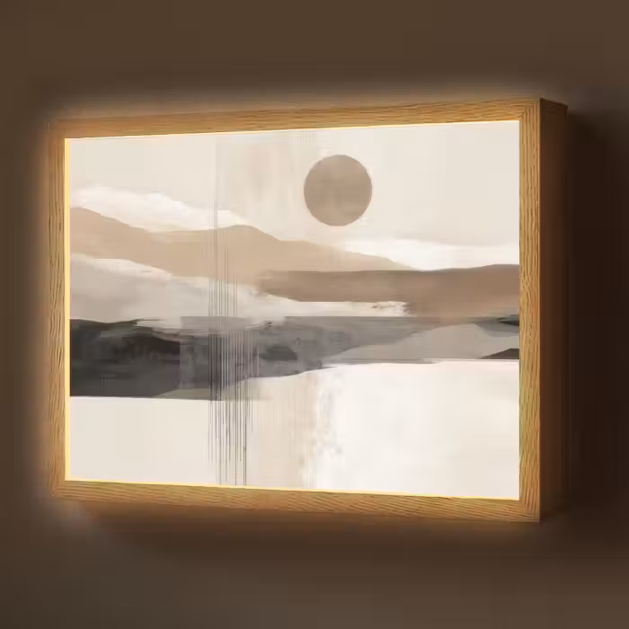Lightbox - Wandlamp - Minimalistisch - Landschap - Dimensie