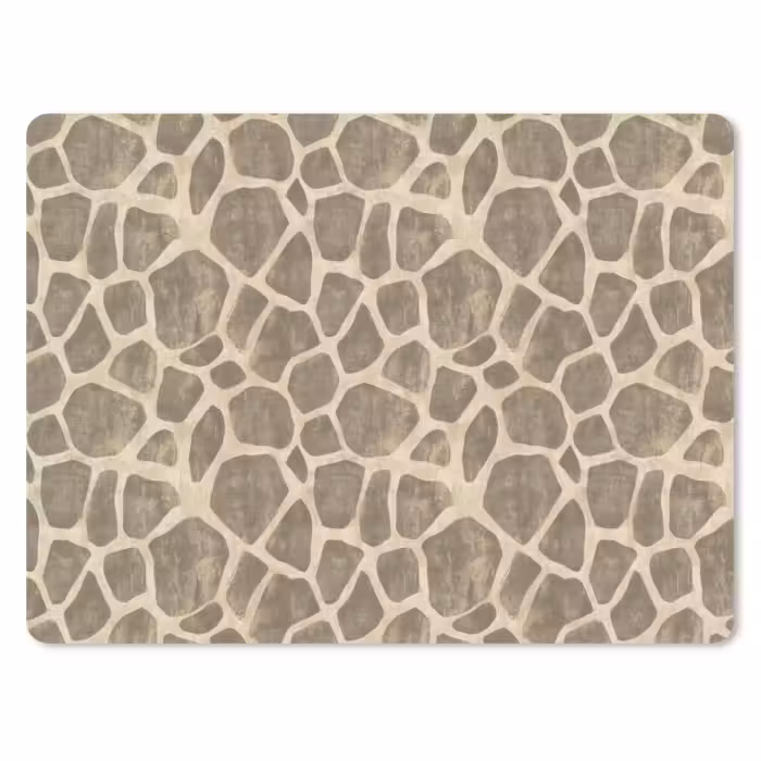 Muismat - Giraf - Patroon - Beige - Bruin