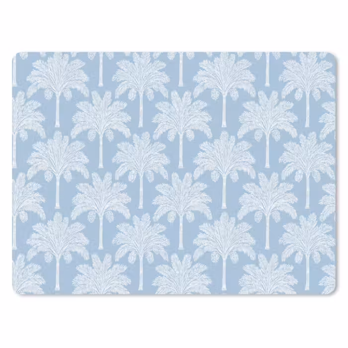 Muismat - Palmboom - Modern - Blauw