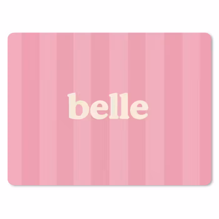 Muismat - Roze - Gestreept - Belle