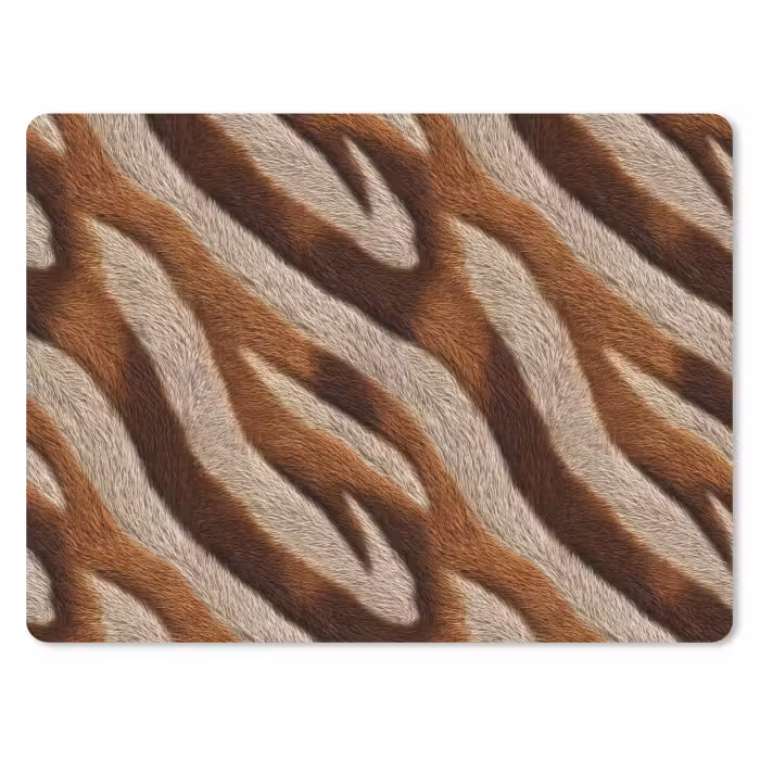 Muismat - Zebra - Bruin - Patroon