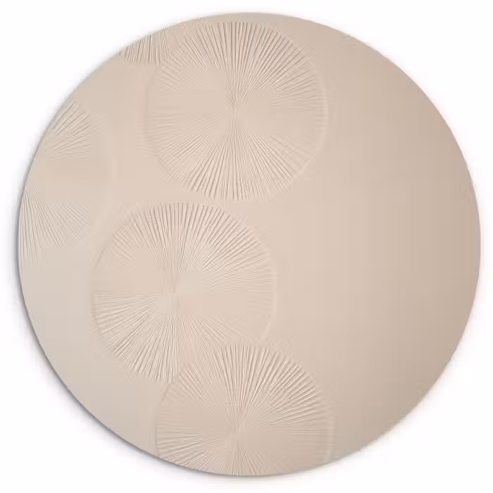 Muurcirkel - Japandi - Beige - Modern