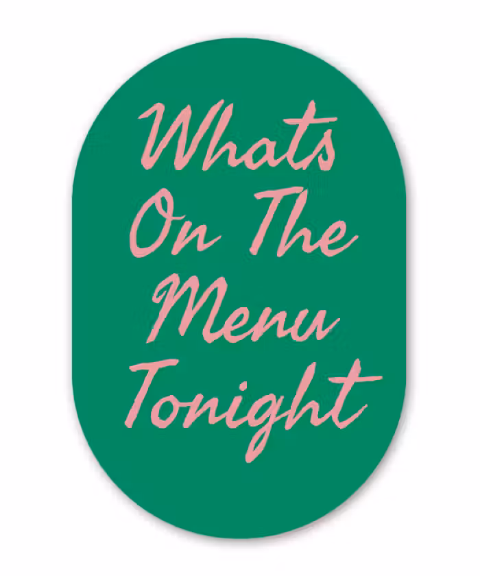 Muurovaal aluminium - Menu - Quote - Roze