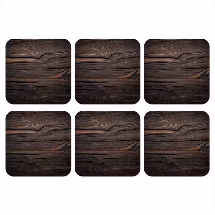 Onderzetter - Hout - Grillige nerven