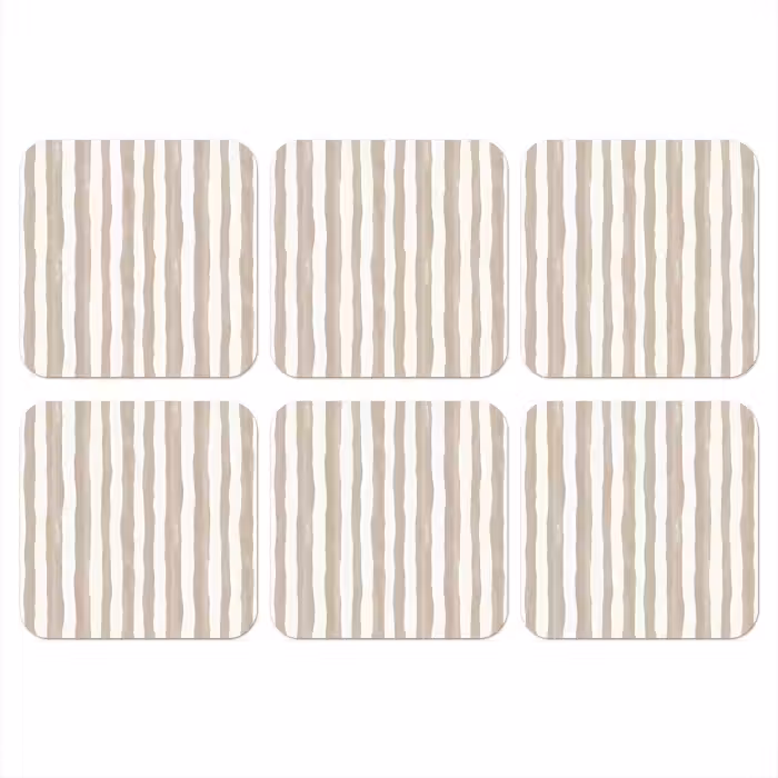 Onderzetter - Minimalistisch - Strepen - Beige