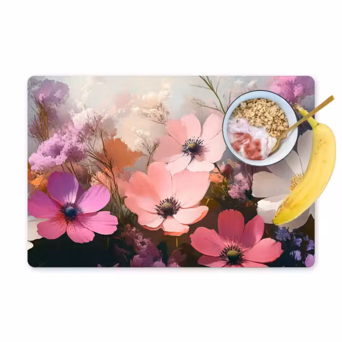 Placemat - 6 stuks - Bloemen - Kleurrijk - Bloei