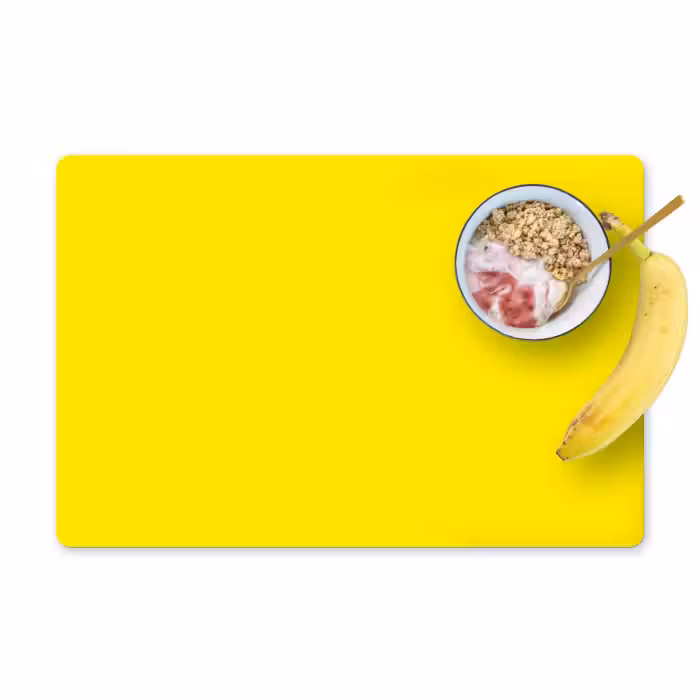 Placemat - 6 stuks - Geel - Citroen - Neon - Kleuren