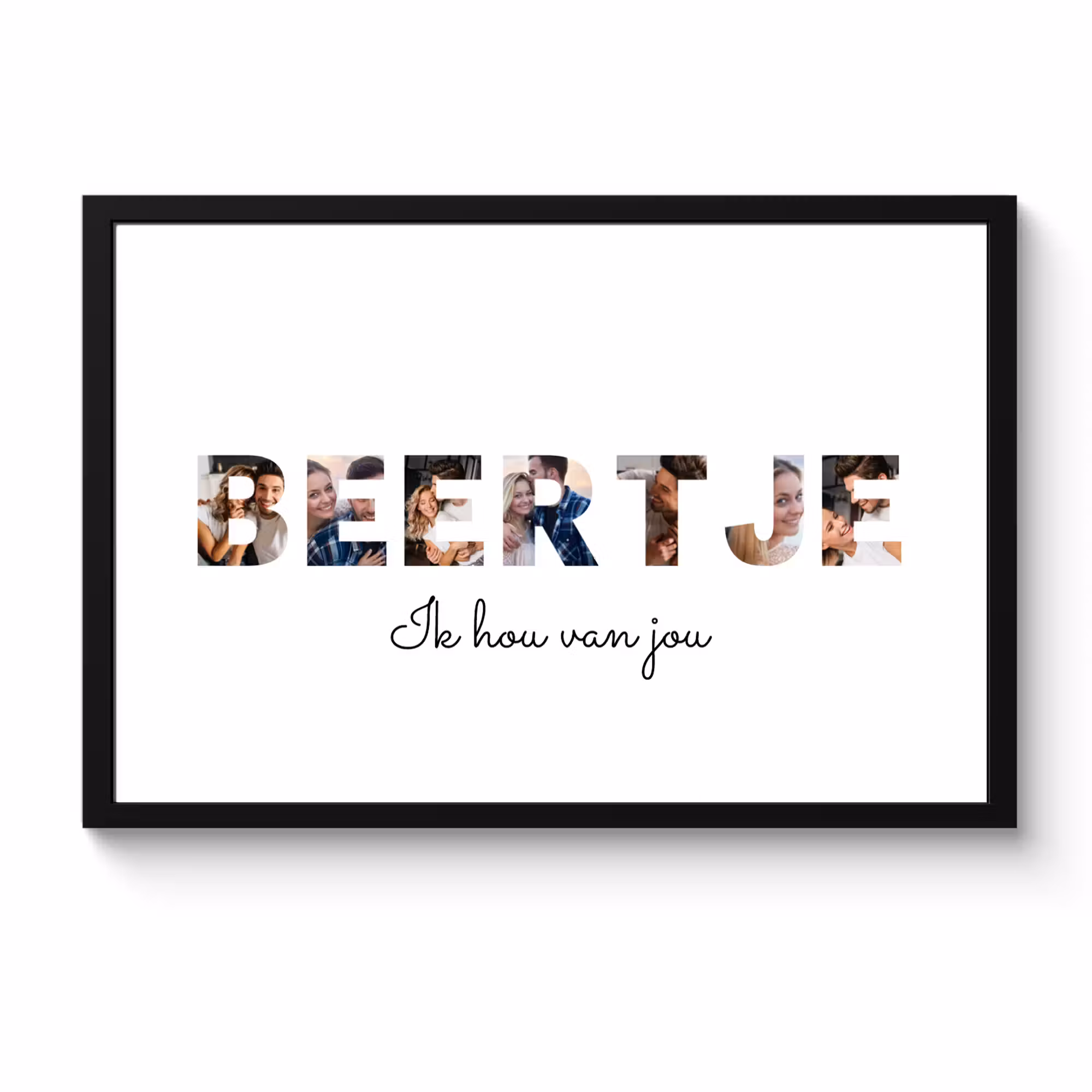 Poster met lijst - Beertje