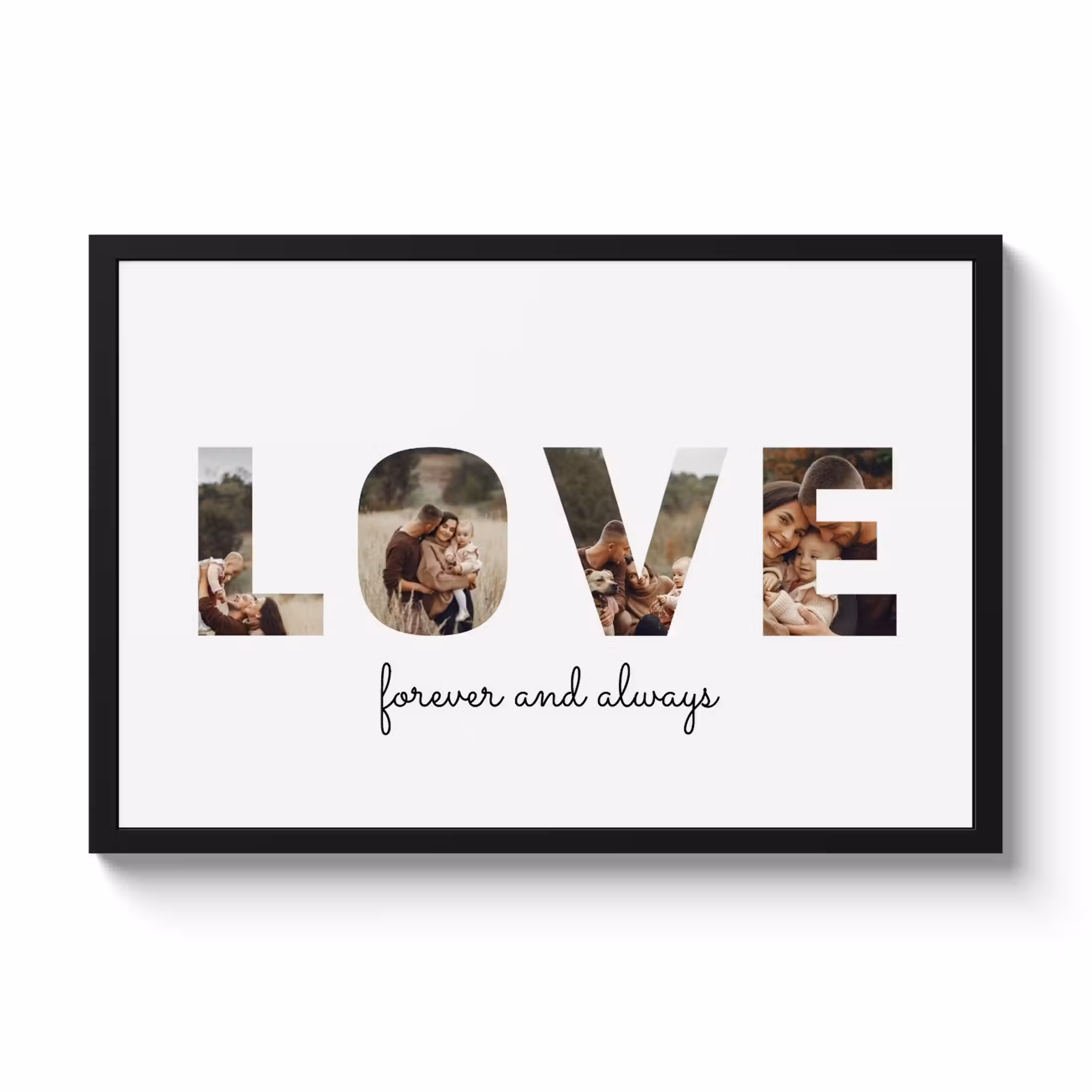 Poster met lijst - Love