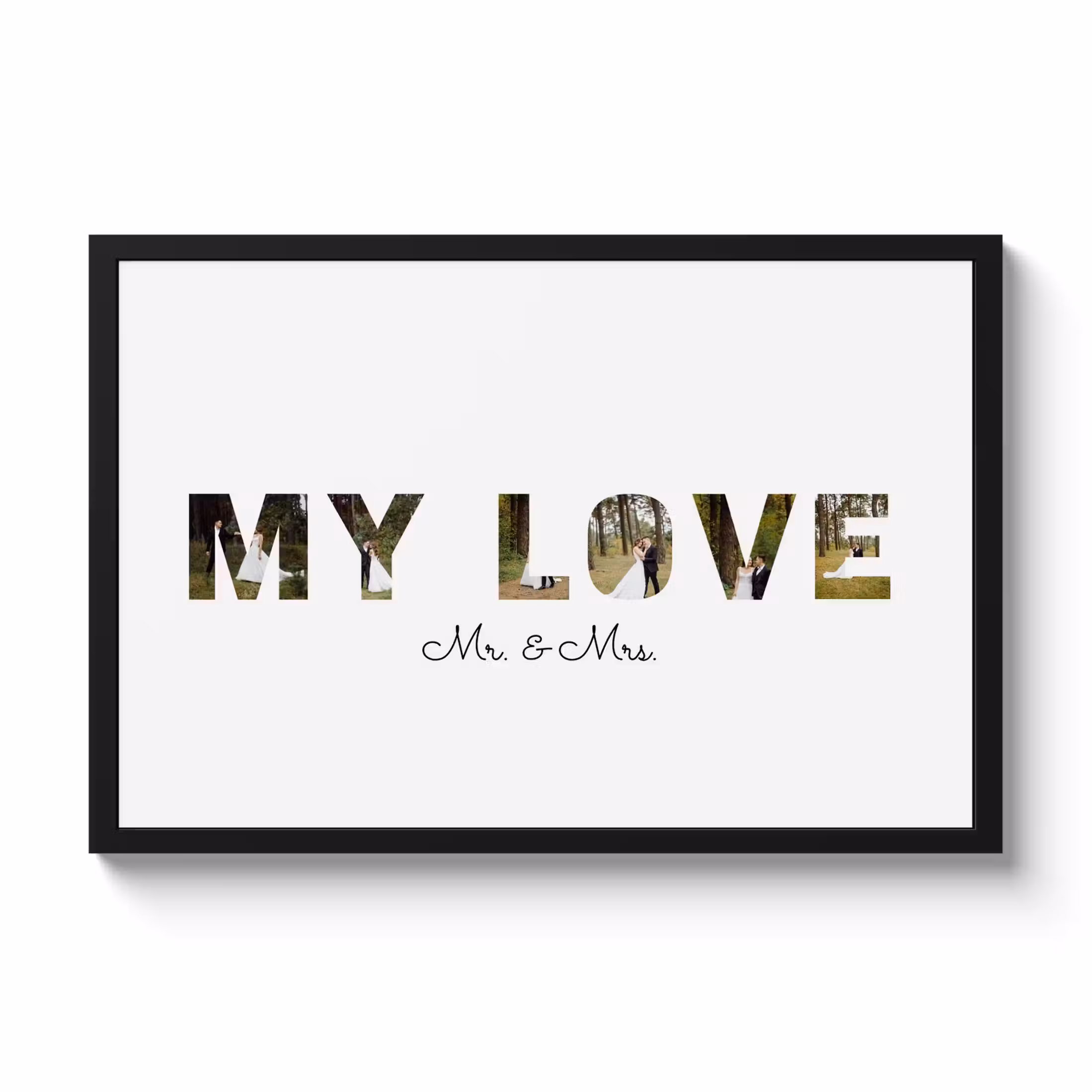 Poster met lijst - My Love