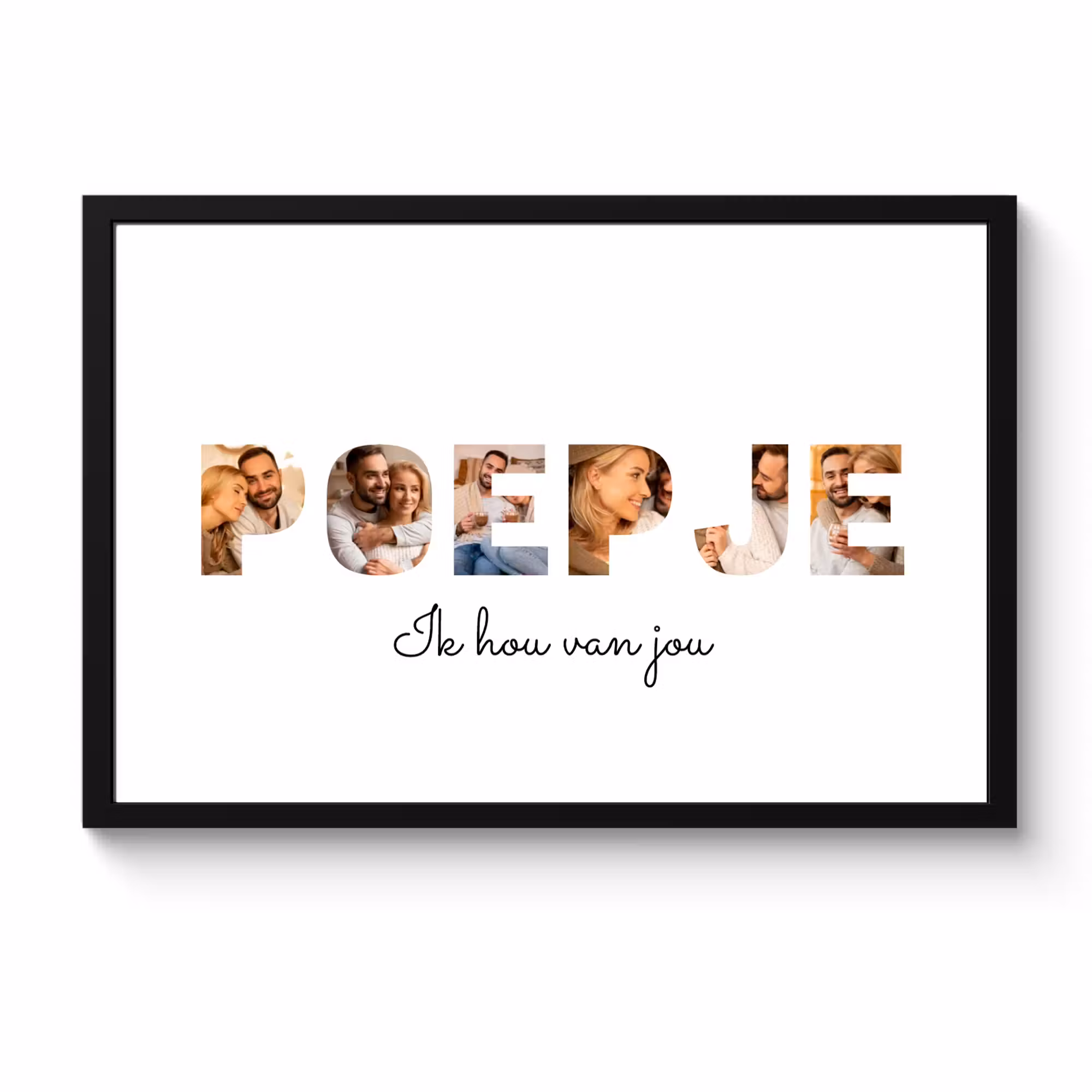 Poster met lijst - Poepje