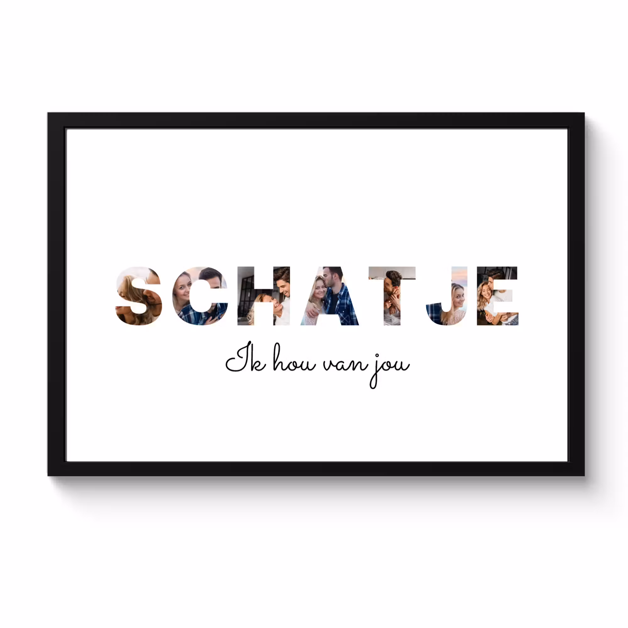 Poster met lijst - Schatje